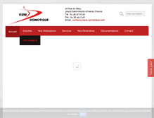 Tablet Screenshot of isere-domotique.com